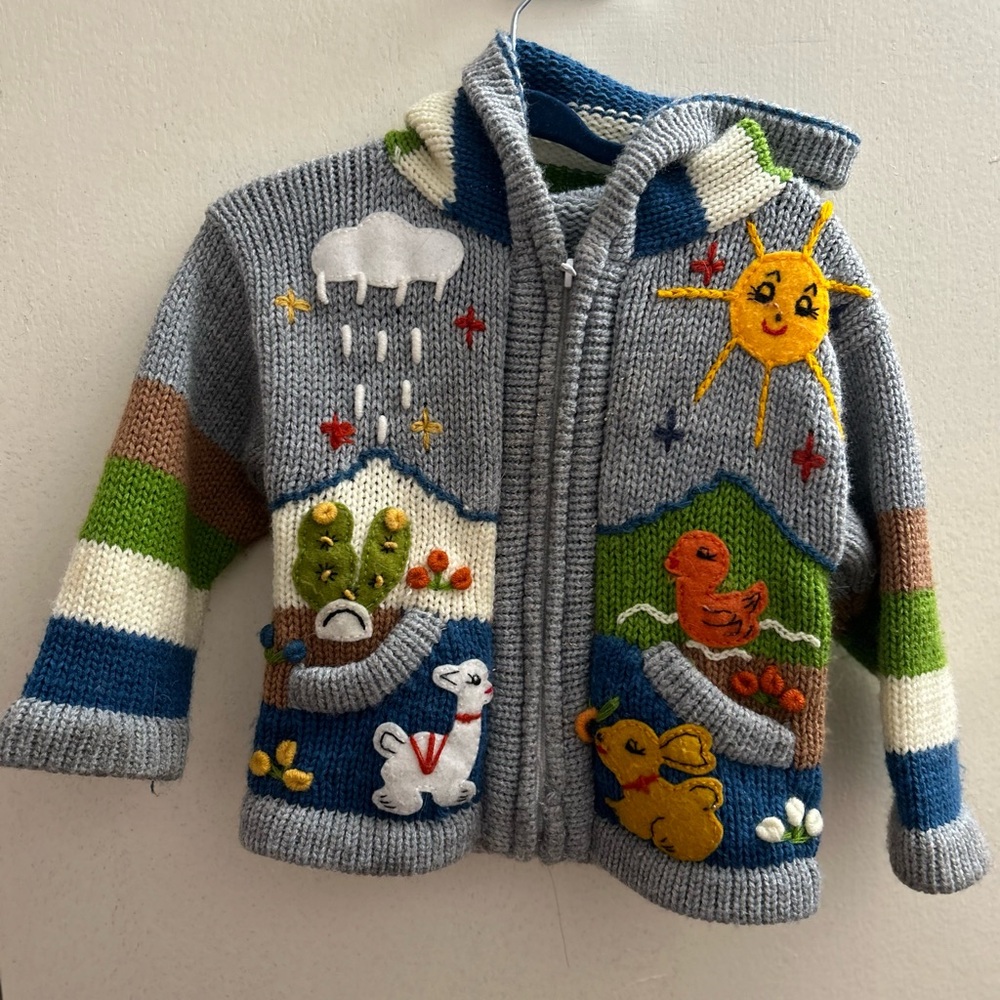 Handmade children sweaters